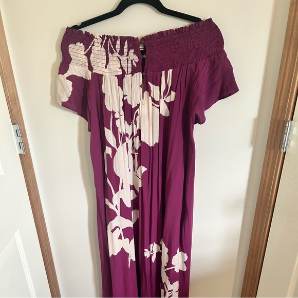 BNWOT Anthropologie off the shoulder maxi dress - Picture 4 of 10